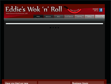 Tablet Screenshot of eddieswoknroll.com